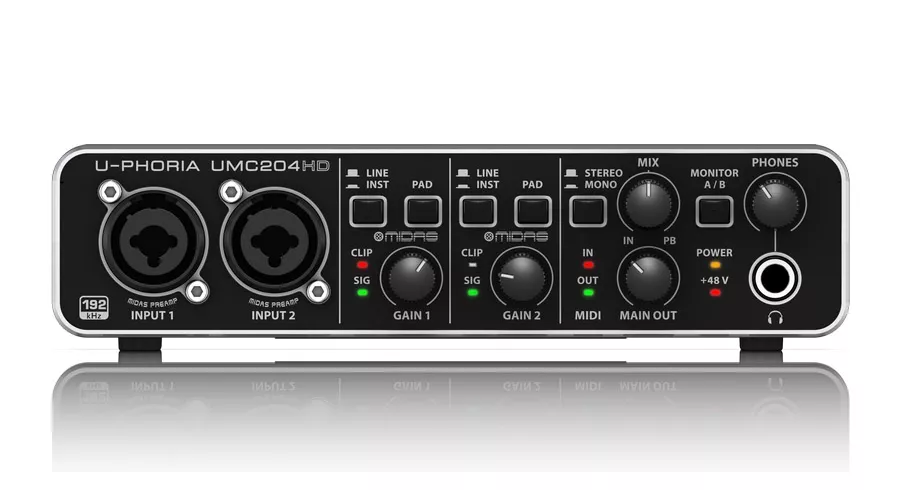 Звуковая карта behringer u phoria umc204hd